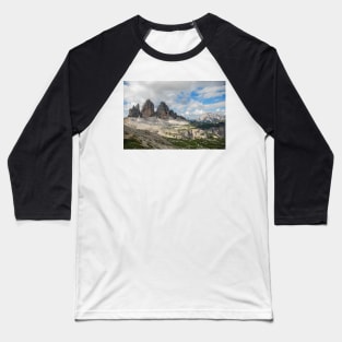 Tre Cime di Lavaredo Baseball T-Shirt